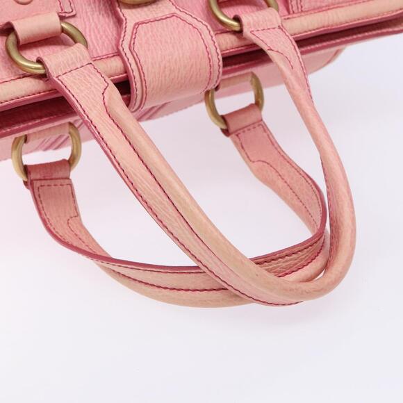 CELINE Hand Bag Leather Pink - Picture 7 of 13